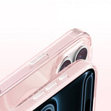 Apple iPhone 17 Pro Kılıf M-Safe Şarj Özellikli Orjinal Swarovski Taşlı Zore Paris Rovix Sert PC Kapak