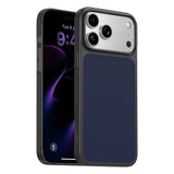 Apple iPhone 17 Pro Kılıf M-Safe Şarj Özellikli PU Zore Paris Trexo Sert PC Kapak