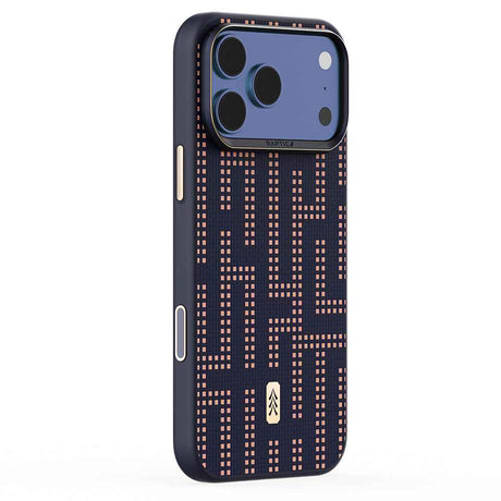 Apple iPhone 17 Pro Kılıf M-safe Şarj Özellikli Raptic Aramid Dual Grid Serisi Karbon Kapak
