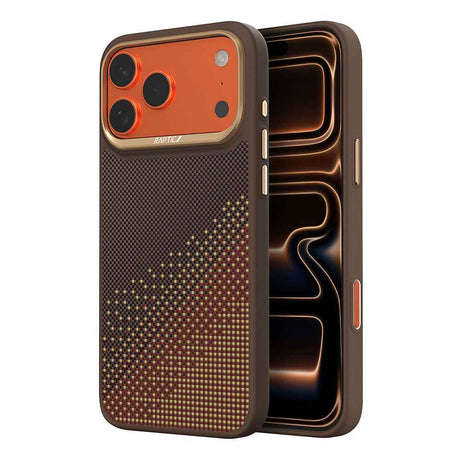 Apple iPhone 17 Pro Kılıf M-safe Şarj Özellikli Raptic Aramid Dual Serenity Serisi Karbon Kapak