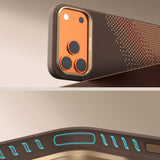 Apple iPhone 17 Pro Kılıf M-safe Şarj Özellikli Raptic Aramid Dual Serenity Serisi Karbon Kapak