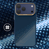 Apple iPhone 17 Pro Kılıf M-safe Şarj Özellikli Raptic Aramid Dual Serenity Serisi Karbon Kapak