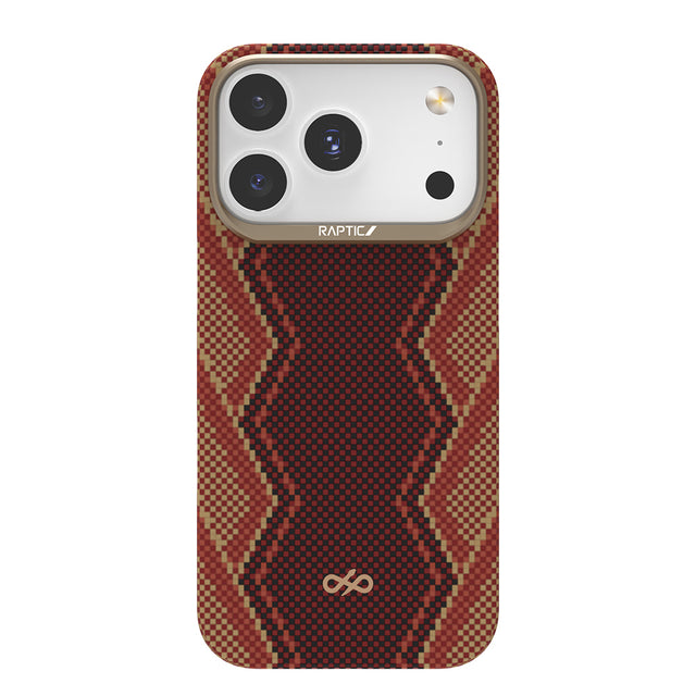 Apple iPhone 17 Pro Kılıf M-safe Şarj Özellikli Raptic Aramid Skin Bionic Serisi Kapak