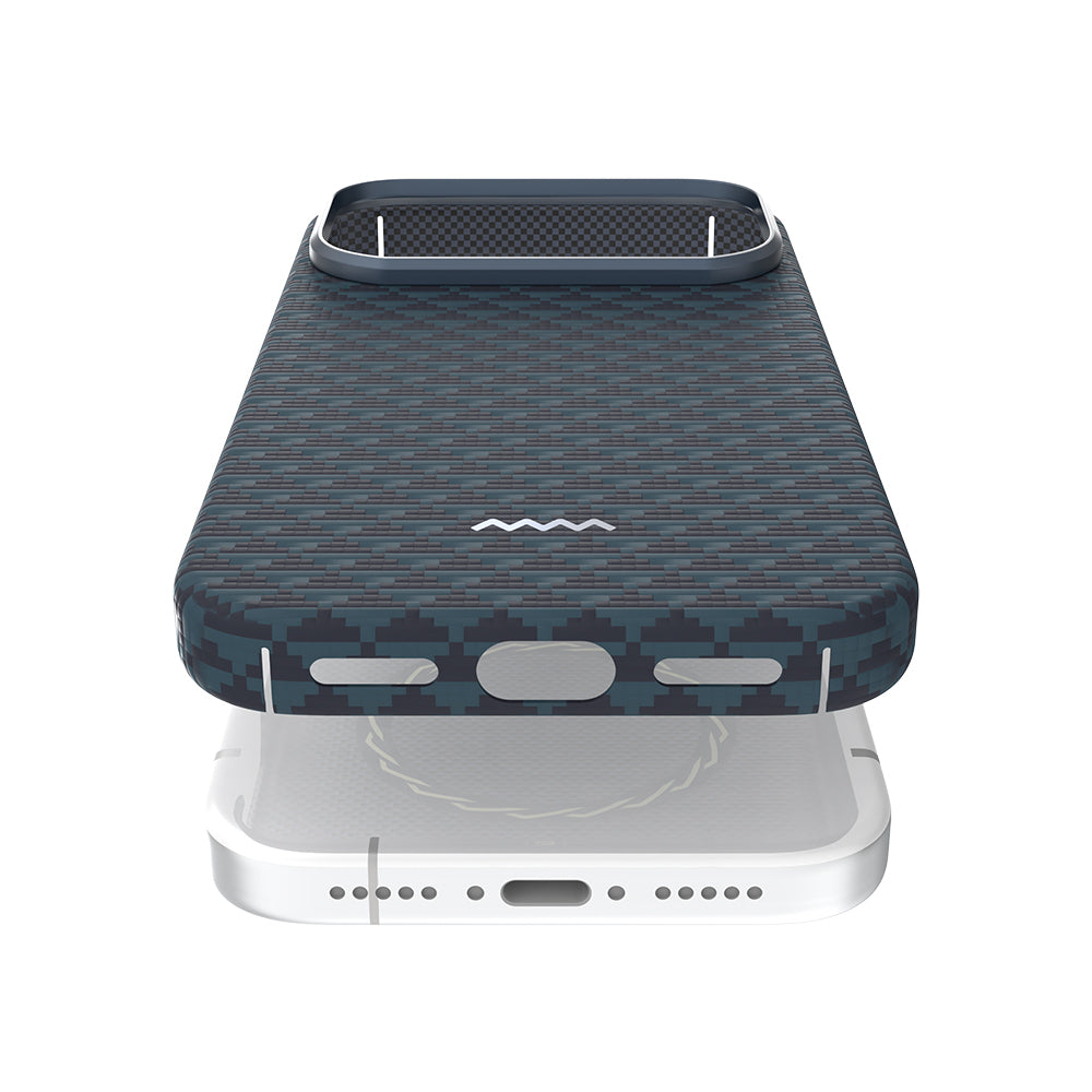 Apple iPhone 17 Pro Kılıf M-safe Şarj Özellikli Raptic Aramid Skin Origin Serisi Kapak
