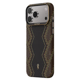Apple iPhone 17 Pro Kılıf M-safe Şarj Özellikli Raptic Aramid Skin Scepter Serisi Karbon Kapak