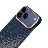 Apple iPhone 17 Pro Kılıf M-safe Şarj Özellikli Raptic Aramid Skin Serenity Serisi Karbon Kapak