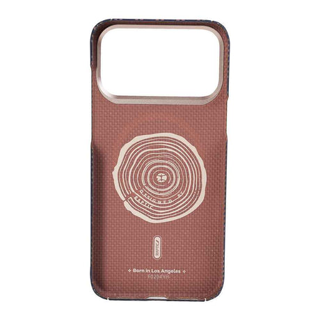 Apple iPhone 17 Pro Kılıf M-safe Şarj Özellikli Raptic Aramid Skin Serisi Karbon Kapak