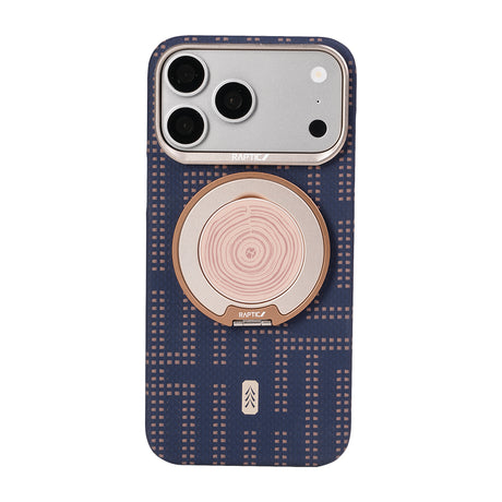 Apple iPhone 17 Pro Kılıf M-safe Şarj Özellikli Raptic Aramid Skin Serisi Karbon Kapak