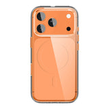 Apple iPhone 17 Pro Kılıf M-safe Şarj Özellikli Şeffaf Tasarımlı Wlons Apel Kapak