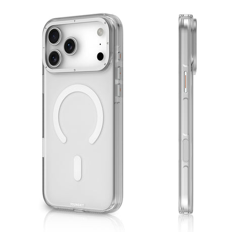 Apple iPhone 17 Pro Kılıf M-safe Şarj Özellikli Şeffaf Youngkit Crystal Shield Serisi Kapak
