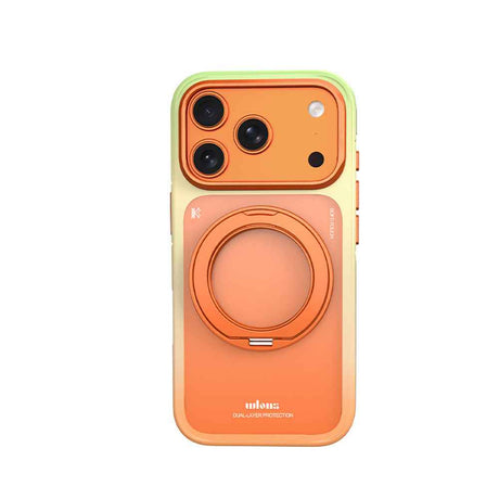 Apple iPhone 17 Pro Kılıf M-safe Şarj Özellikli Sert PC Wlons Arvox Standlı Kapak