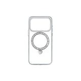 Apple iPhone 17 Pro Kılıf M-safe Şarj Özellikli Simli Standlı Pynana Dancing Circle Trendy Serisi Kapak