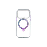 Apple iPhone 17 Pro Kılıf M-safe Şarj Özellikli Simli Standlı Pynana Dancing Circle Trendy Serisi Kapak