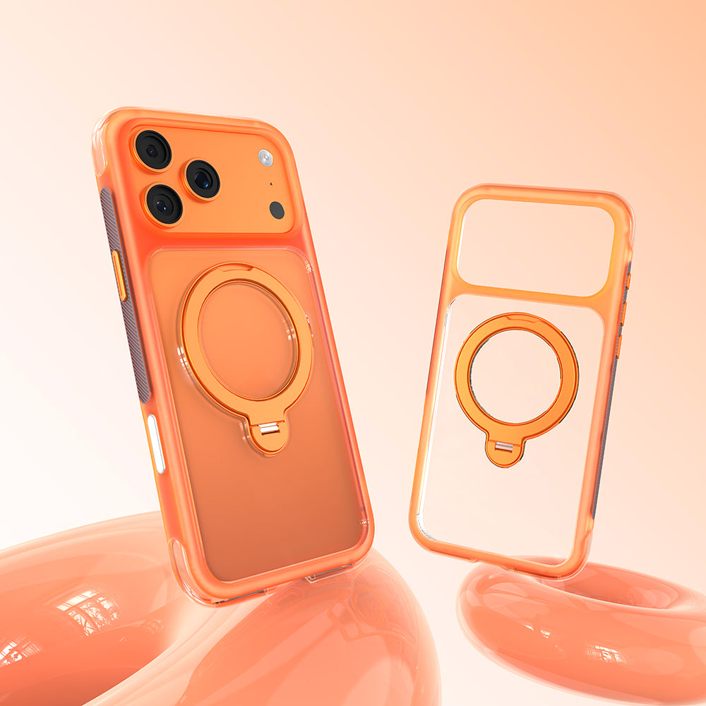 Apple iPhone 17 Pro Kılıf M-safe Şarj Özellikli Standlı Airbag Tasarımlı Mutural Air Shield Serisi Kapak