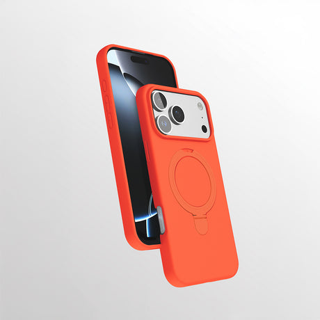 Apple iPhone 17 Pro Kılıf M-safe Şarj Özellikli Standlı Zore Samara Kapak