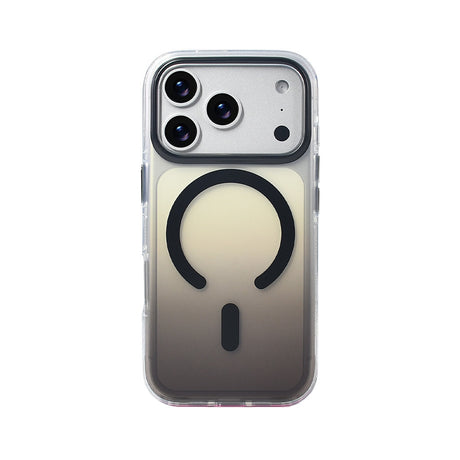 Apple iPhone 17 Pro Kılıf M-safe Şarj Özellikli Transparan Renk Geçişli Zore Toros Kapak