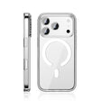 Apple iPhone 17 Pro Kılıf M-safe Şarj Özellikli Transparan Sert PC Wlons Pita Kapak