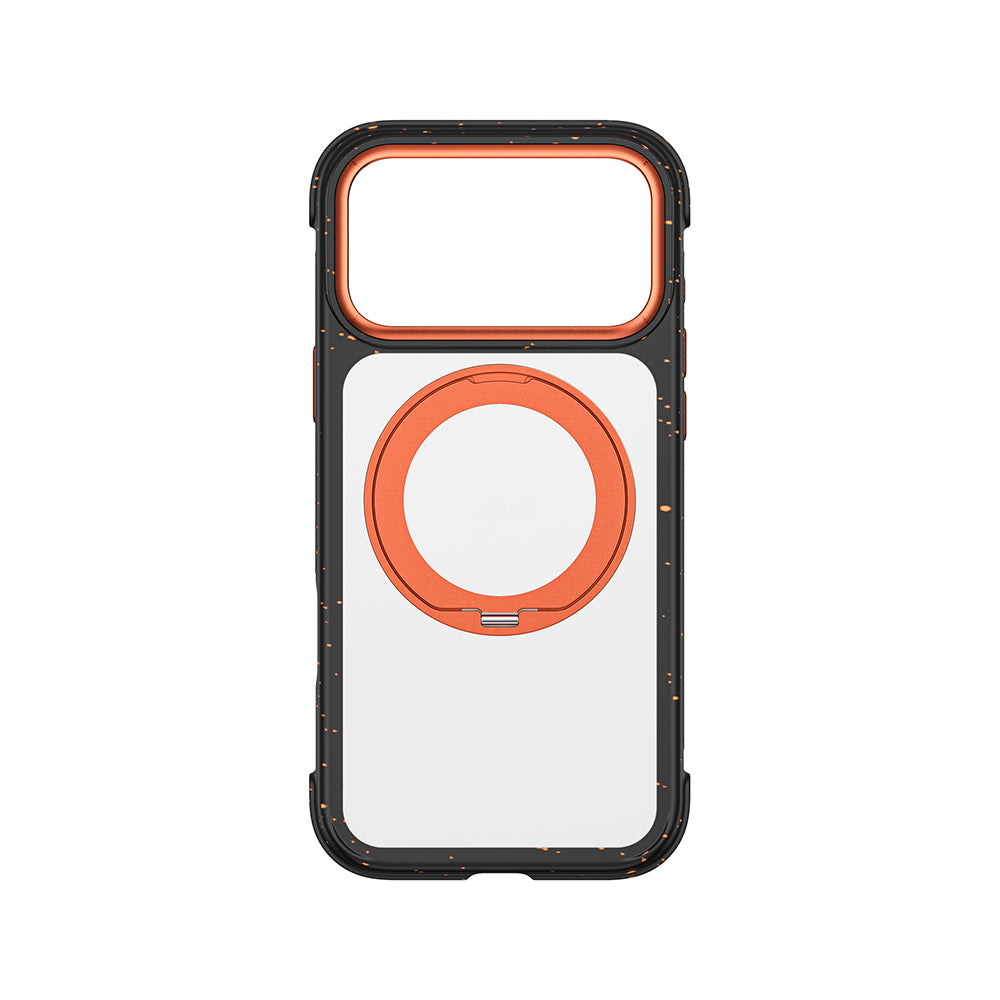 Apple iPhone 17 Pro Kılıf M-safe Şarj Özellikli Wiwu AA-203 AeroArmor Ultra Serisi Airbag Tasarımlı Standlı Kapak