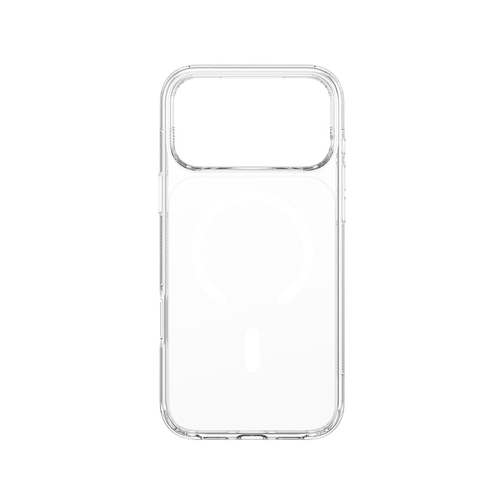 Apple iPhone 17 Pro Kılıf M-safe Şarj Özellikli Wiwu CS-202 Crystal Shield Pro Serisi Anti Yellowing Sert PC Kapak