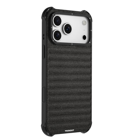Apple iPhone 17 Pro Kılıf M-safe Şarj Özellikli Youngkit Canvas Serisi Kapak