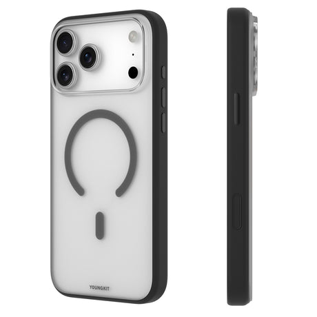 Apple iPhone 17 Pro Kılıf M-safe Şarj Özellikli Youngkit Clear Serisi Kapak