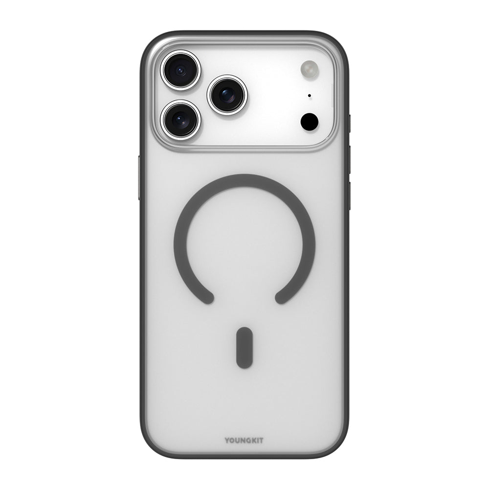 Apple iPhone 17 Pro Kılıf M-safe Şarj Özellikli Youngkit Clear Serisi Kapak