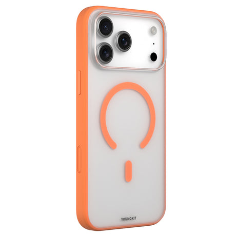 Apple iPhone 17 Pro Kılıf M-safe Şarj Özellikli Youngkit Clear Serisi Kapak