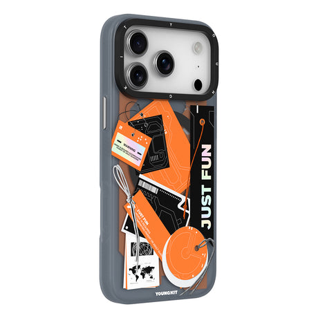 Apple iPhone 17 Pro Kılıf M-Safe Şarj Özellikli Youngkit Different Dimension Serisi Kapak
