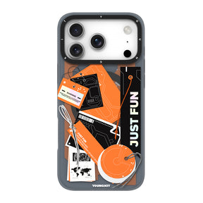 Apple iPhone 17 Pro Kılıf M-Safe Şarj Özellikli Youngkit Different Dimension Serisi Kapak