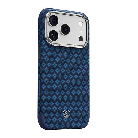 Apple iPhone 17 Pro Kılıf M-Safe Şarj Özellikli Yükseltilmiş Kamera Çerçeveli Benks ArmorGrid ArmorEdge X9 Serisi Kevlar Karbon Kapak