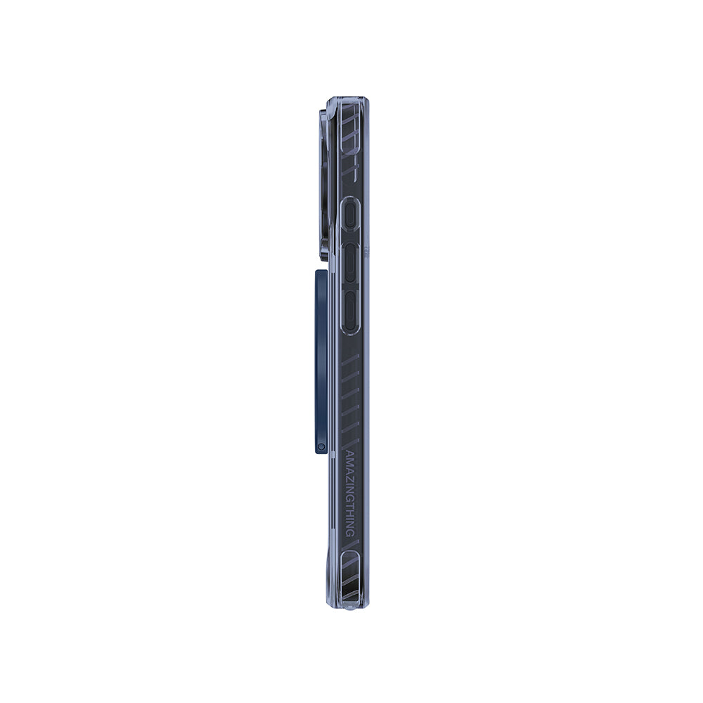 Apple iPhone 17 Pro Kılıf M-safe Şarj Özellikli Yüzük Standlı Amazingthing Titan Pro Serisi Kapak