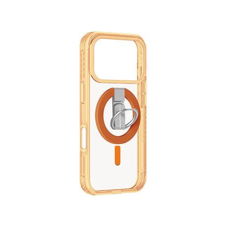Apple iPhone 17 Pro Kılıf M-safe Şarj Özellikli Yüzük Standlı Amazingthing Titan Pro Serisi Kapak