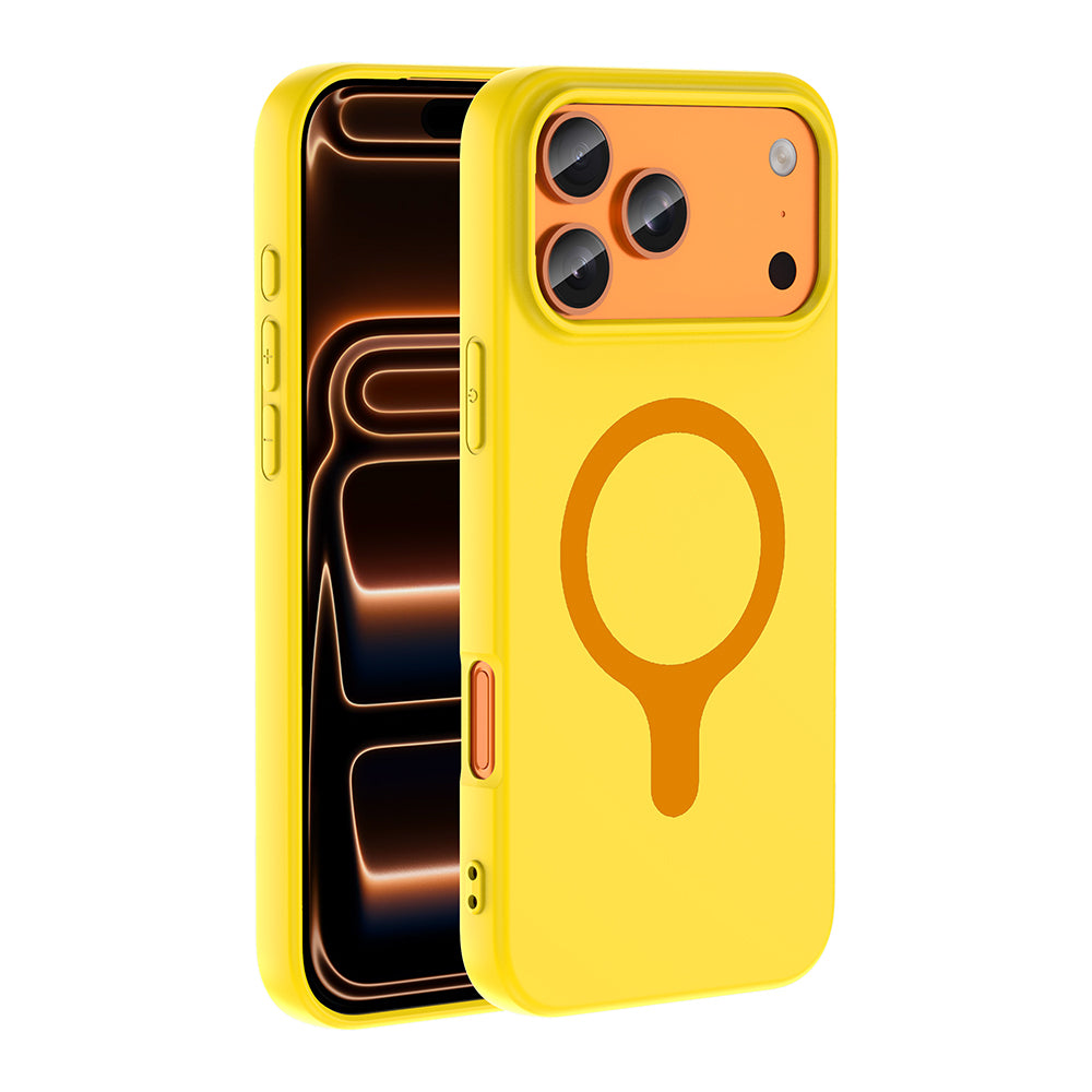 Apple iPhone 17 Pro Kılıf M-Safe Şarj Özellikli Zore Aris Silikon Kapak