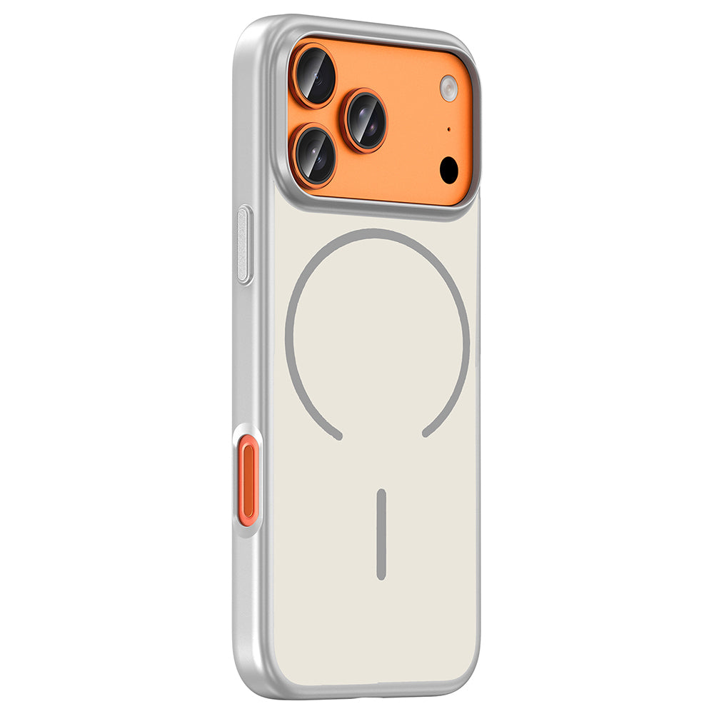 Apple iPhone 17 Pro Kılıf M-Safe Şarj Özellikli Zore Lora PC Kapak