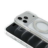 Apple iPhone 17 Pro Kılıf M-Safe Şarj Özellikli Zore Luzer 360 Standlı Kapak