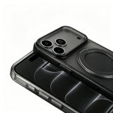 Apple iPhone 17 Pro Kılıf M-Safe Şarj Özellikli Zore Luzer 360 Standlı Kapak