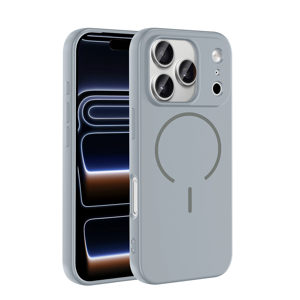 Apple iPhone 17 Pro Kılıf M-safe Şarj Özellikli Zore Meta Kapak