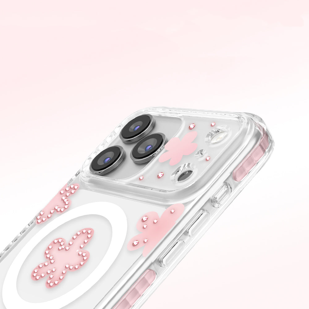 Apple iPhone 17 Pro Kılıf M-Safe Şarj Özellikli Zore Paris Elvo Sert PC Kapak