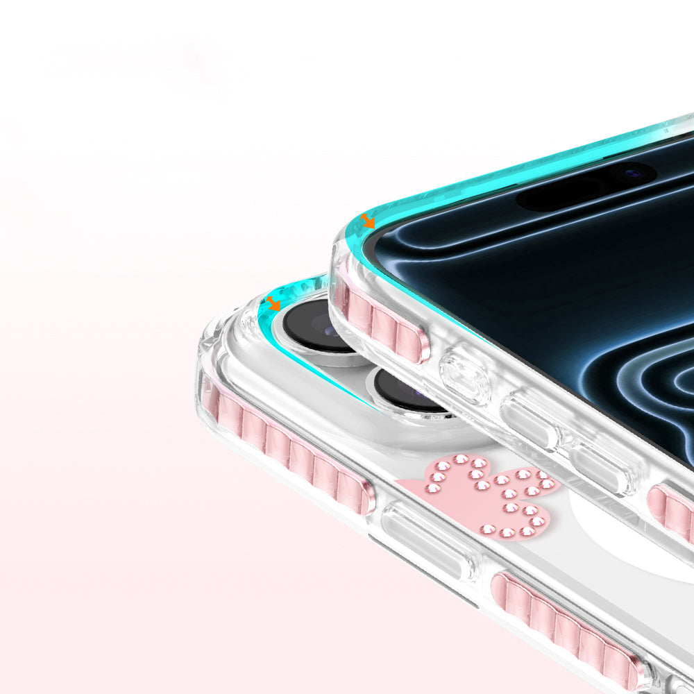 Apple iPhone 17 Pro Kılıf M-Safe Şarj Özellikli Zore Paris Elvo Sert PC Kapak