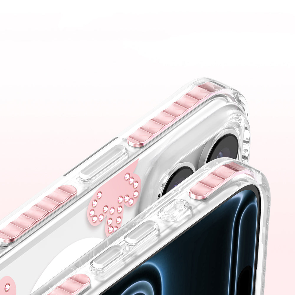 Apple iPhone 17 Pro Kılıf M-Safe Şarj Özellikli Zore Paris Elvo Sert PC Kapak