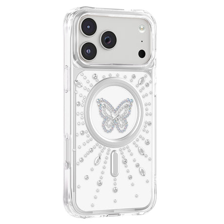Apple iPhone 17 Pro Kılıf M-Safe Şarj Özellikli Zore Paris Mova Sert PC Kapak
