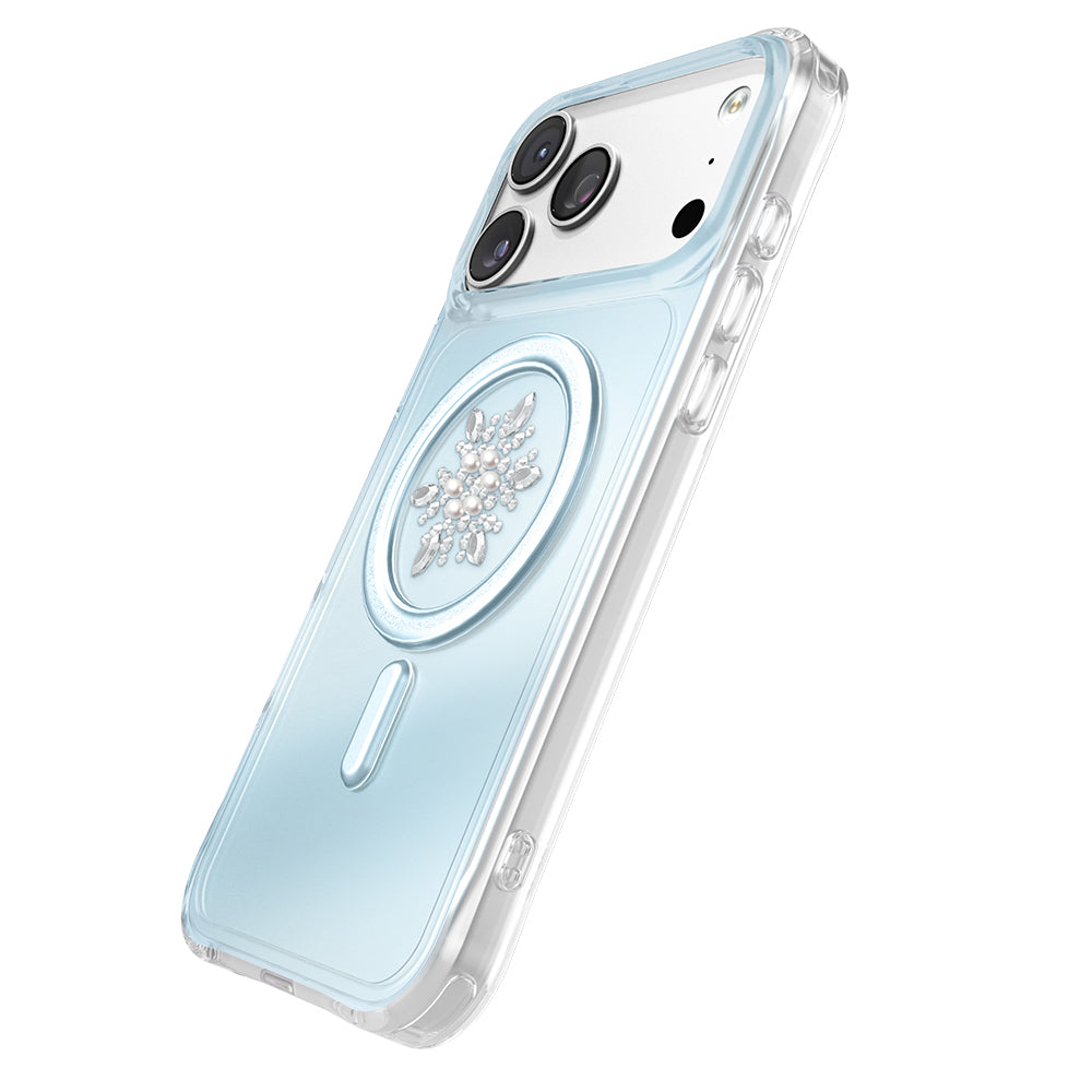 Apple iPhone 17 Pro Kılıf M-Safe Şarj Özellikli Zore Paris Mova Sert PC Kapak