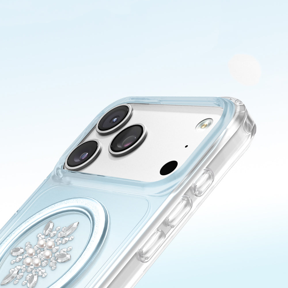 Apple iPhone 17 Pro Kılıf M-Safe Şarj Özellikli Zore Paris Mova Sert PC Kapak