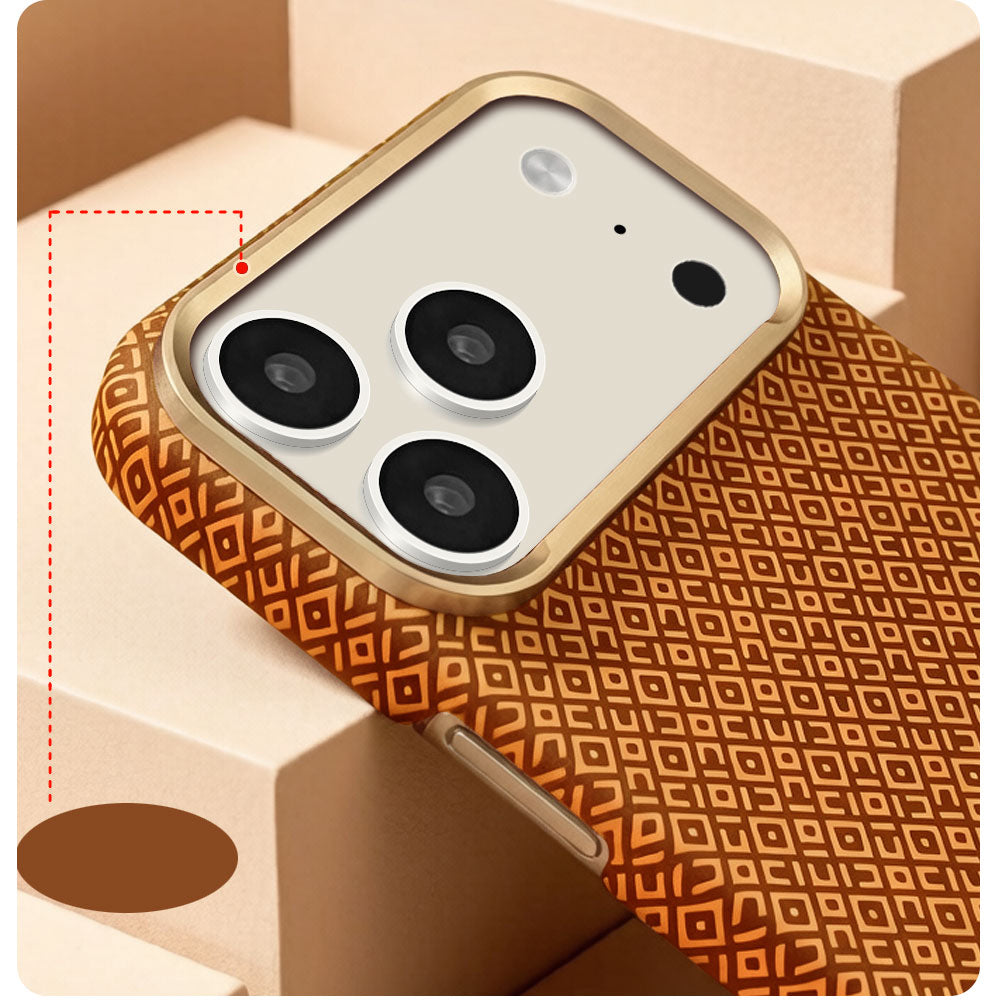Apple iPhone 17 Pro Kılıf M-Safe Şarj Özellikli Zore Paris Vax Sert PC Kapak