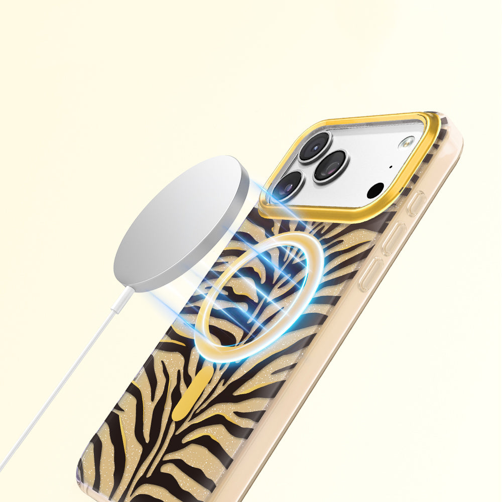 Apple iPhone 17 Pro Kılıf M-Safe Şarj Özellikli Zore Paris Veyro TPU Kapak