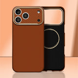 Apple iPhone 17 Pro Kılıf M-Safe Şarj Özellikli Zore Paris Zerre Sert PC Kapak