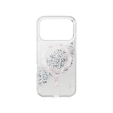 Apple iPhone 17 Pro Kılıf M-safe Şarj Parlak Kristal Desenli Coehl Crystelle Kapak