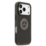 Apple iPhone 17 Pro Kılıf Mercedes Benz Orjinal Lisanslı M-safe Şarj Özellikli Buzlu PC Nostaljik Yıldız Dizayn Kapak