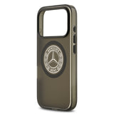 Apple iPhone 17 Pro Kılıf Mercedes Benz Orjinal Lisanslı M-safe Şarj Özellikli Buzlu PC Nostaljik Yıldız Dizayn Kapak
