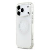 Apple iPhone 17 Pro Kılıf Mercedes Benz Orjinal Lisanslı M-safe Şarj Özellikli Buzlu PC Nostaljik Yıldız Dizayn Kapak
